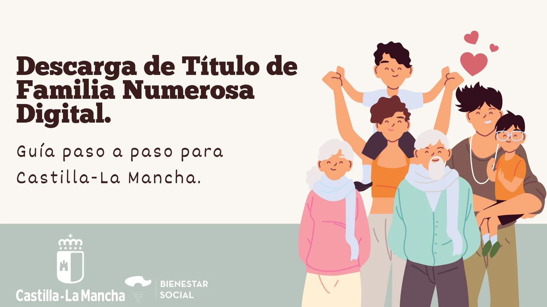 Descarga de titulo familia numerosa digital